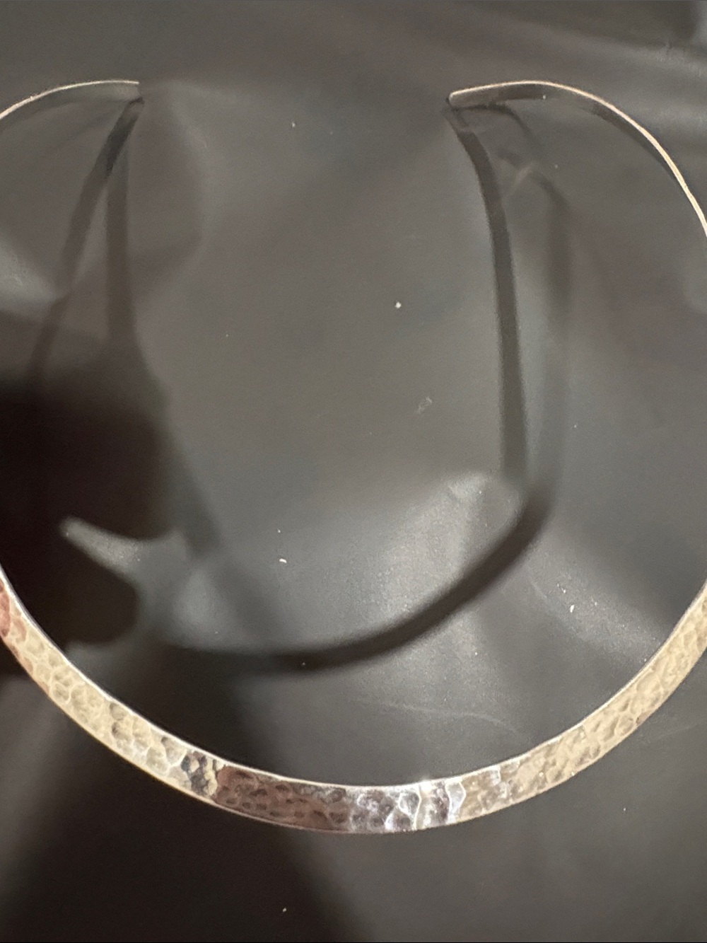 Vintage 925 Sterling Silver Choker Necklace with Repoussé Work – Antique Jewelry